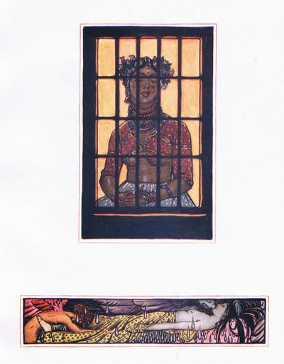 Historien om Lilavanti, illustration fra The Garden of Kama (og andre tekster fra Indien), 1920 af John Byam Liston Shaw