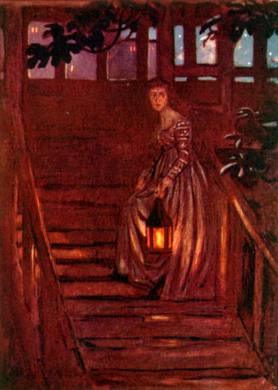 Verdi, Rigoletto (farvelitografi) af John Byam Liston Shaw
