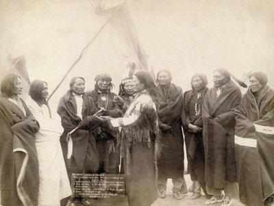 Indiske høvdinge i Deadwood, South Dakota, 1891 af John C. H. Grabill