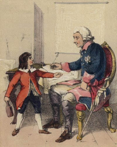 Frederik den Store og hans nevø af John Callcott Horsley