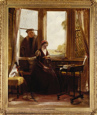 Lady Jane Gray og Roger Ascham, 1853 af John Callcott Horsley