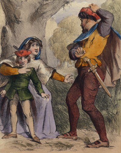 Margaret af Anjou og hendes søn af John Callcott Horsley