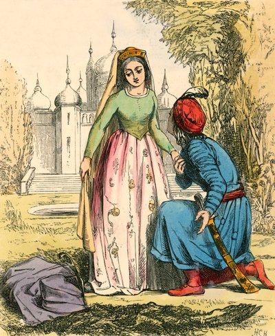 Udyret ændrede sig til en prins af John Callcott Horsley