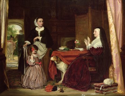 Den nye kjole, 1865 af John Callcott Horsley