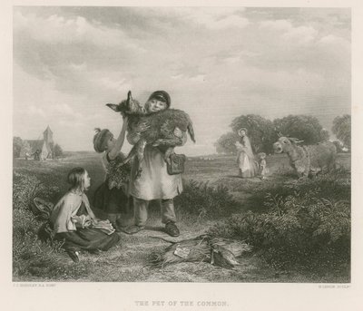 Almuens kæledyr af John Callcott Horsley