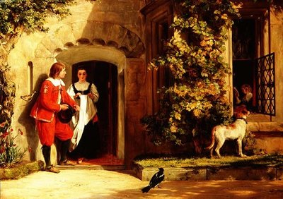 Venter på et svar af John Callcott Horsley