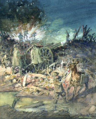 Kampscene (wc) af John Cameron