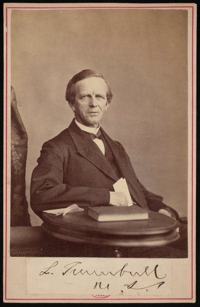 Portræt af Lyman Trumbull 1813-1896, før 1876. af John Carbutt