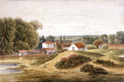 The Spaniards Inn, Hampstead Heath, Hampstead, London, c1820 af John Cawthorn