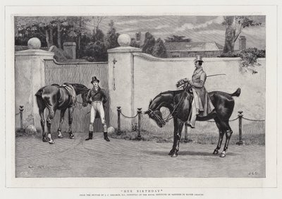 Hendes fødselsdag af John Charles Dollman