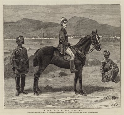 Løjtnant W R P Hamilton, VC af John Charles Dollman