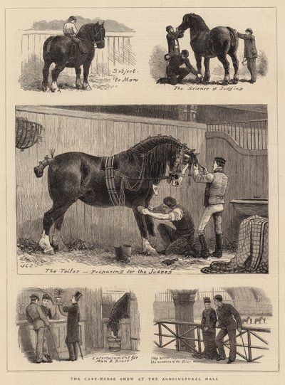 Vogn-hesteskuet på Landbrugshallen af John Charles Dollman