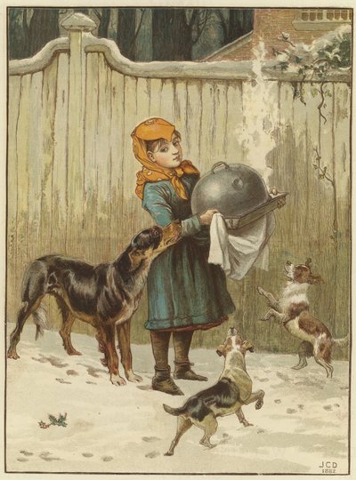 Julemiddagen i fare af John Charles Dollman
