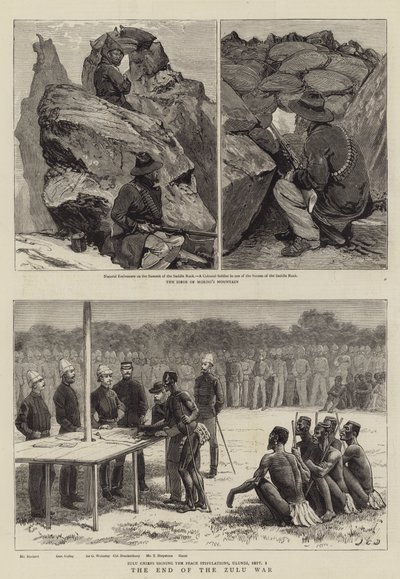 Slutningen af Zulu-krigen af John Charles Dollman