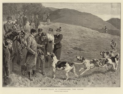 A Hound Trail i Cumberland, Finish af John Charlton