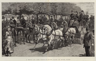 Et møde i Four-in-Hand Club i Hyde Park af John Charlton