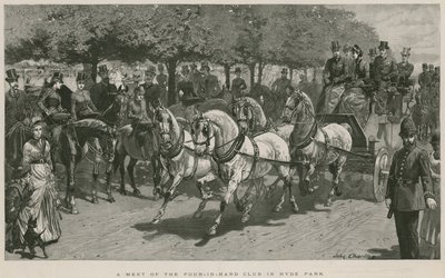 Et møde i Four-in-Hand Club i Hyde Park, London af John Charlton