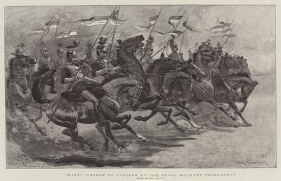 Stop!, Charge of Lancers ved Royal Military Tournament af John Charlton