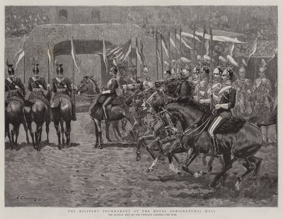Den militære turnering i Royal Agricultural Hall af John Charlton
