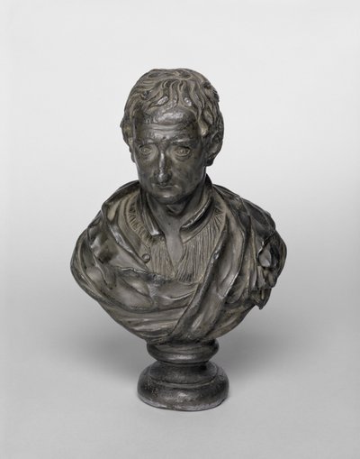 Sir Isaac Newton (hoved) (se også 277140) af John Cheere