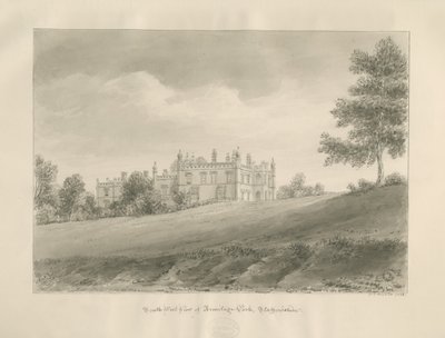 Armitage Park: sepia tegning af John Chessell Buckler