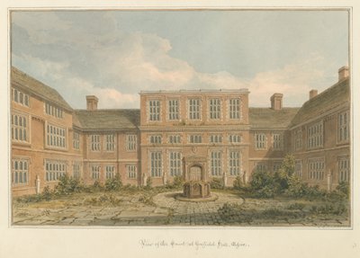 Essex - Gosfield Hall - Retten af John Chessell Buckler