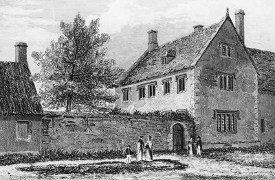 Grammar School i Adderbury, Oxfordshire af John Chessell Buckler