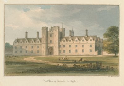 Kent - Knowle, 1811 af John Chessell Buckler