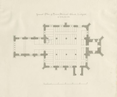 Lichfield - Grundplan for St. Michael