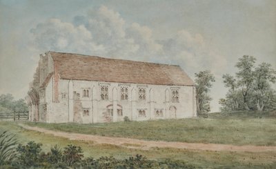 Munk Horton Priory af John Chessell Buckler