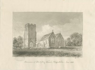 Rugeley kirke af John Chessell Buckler