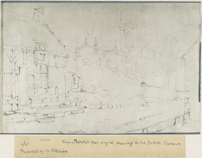 Stenkirken: fotostat, nd [c 1841] (tryk) af John Chessell Buckler