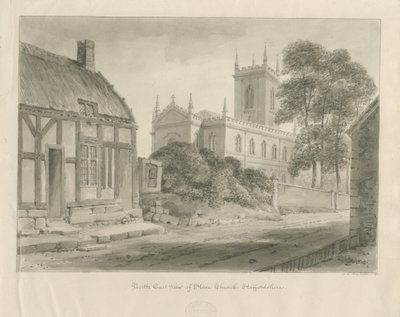 Stenkirke: sepia tegning af John Chessell Buckler