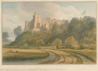 Sussex - Arundel Castle, 1825 af John Chessell Buckler