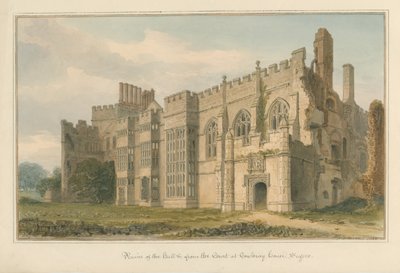 Sussex - Cowdray House af John Chessell Buckler