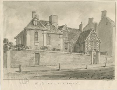 Tean Hall: sepia tegning af John Chessell Buckler