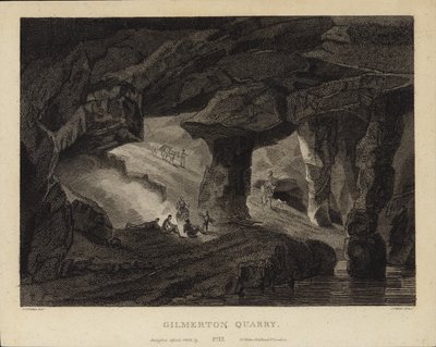 Gilmerton stenbrud af John Claude Nattes