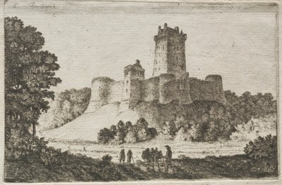 Borthwick Castle fra øst af John Clerk of Eldin