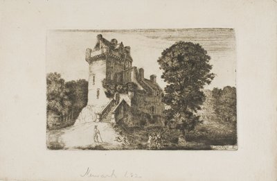 Newark Castle af John Clerk of Eldin