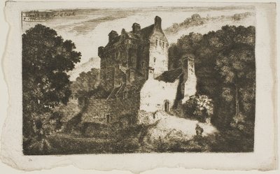 Newark Castle af John Clerk of Eldin