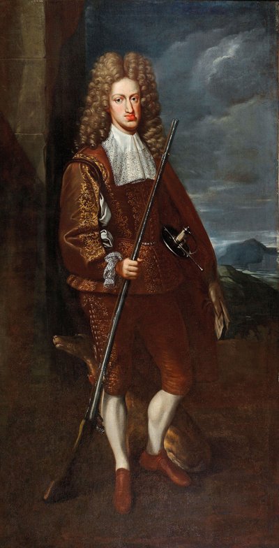 Portræt af Karl II af Spanien i jagtdragt, 1699. af John Closterman