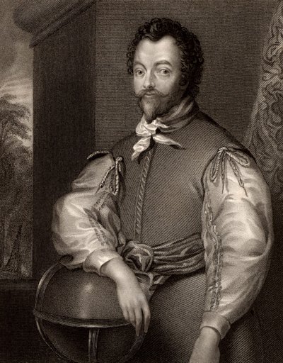 Portræt af Francis Drake af John Cochran