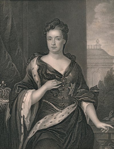 Dronning Anne, midten af det 19. århundrede. af John Cochran
