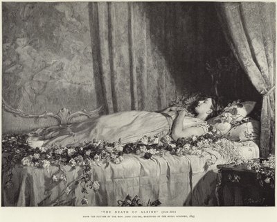 Albines død af John Collier