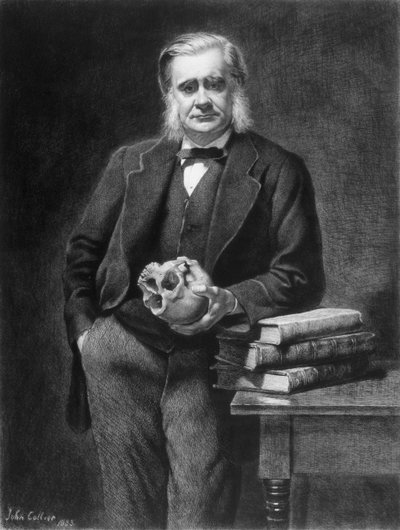 Thomas Henry Huxley (1825-95) ætset af Leopold Flameng (1831-1911) 1885 af John Collier