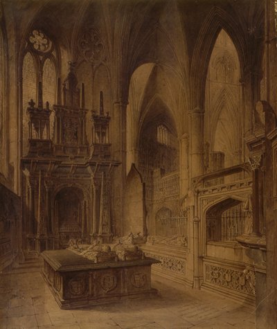 St.John Døberens kapel, Westminster Abbey af John Coney