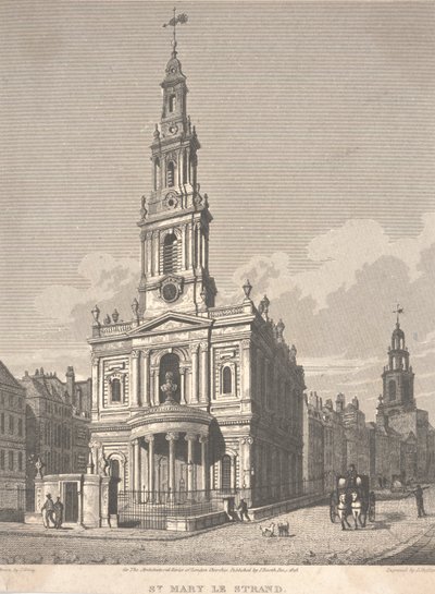 St. Mary Le Strand af John Coney