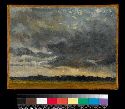 Ved Hampstead, ser mod Harrow, før 1837 af John Constable