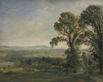 Bardon Hill, Coleorton Hall, ca. 1823. af John Constable