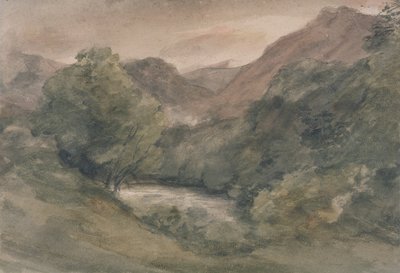 Borrowdale, Evening after a Fine Day, 1. oktober af John Constable
